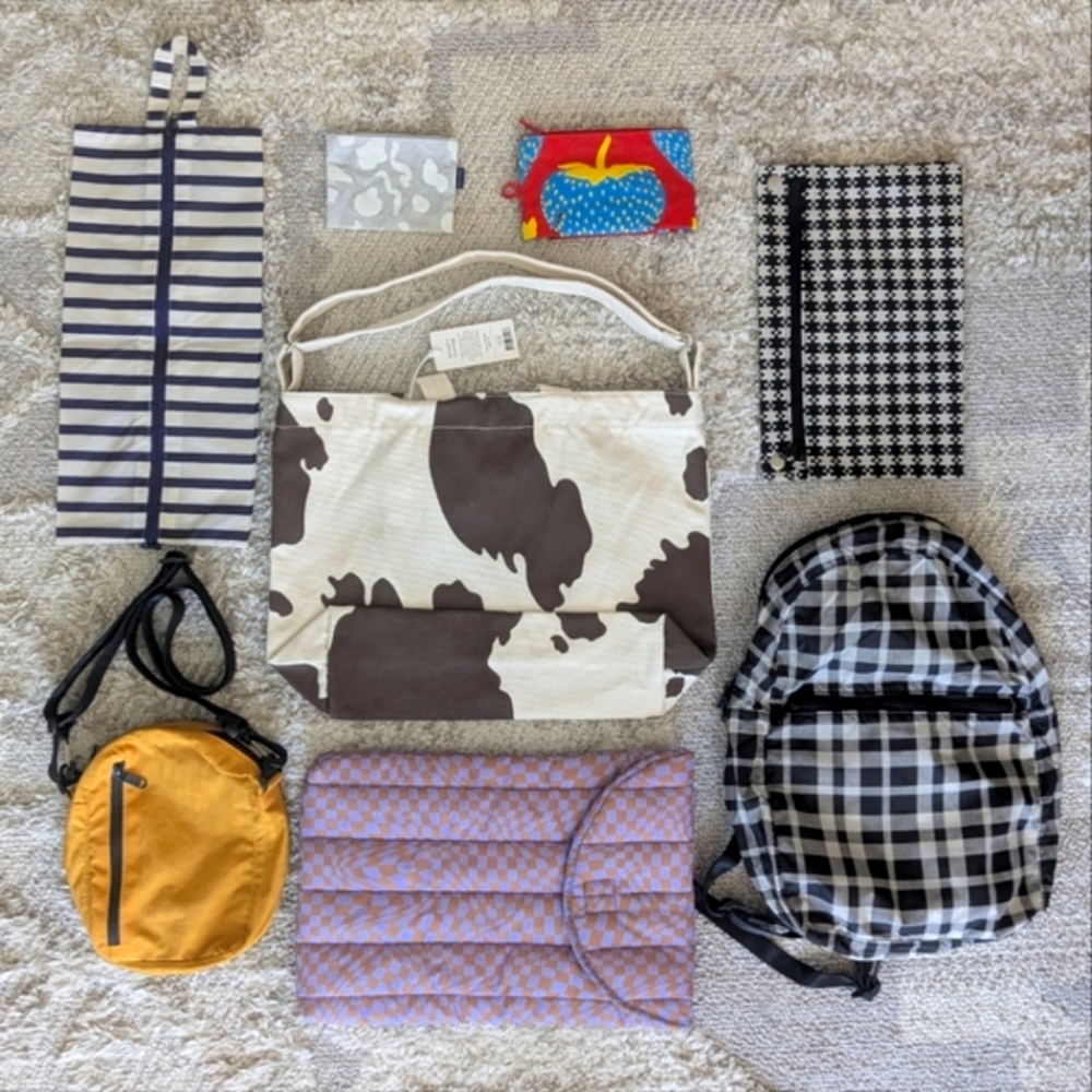 BAGGU Bundle Horizontal Duck Bag Sport Crossbody Packable Backpack Pouches